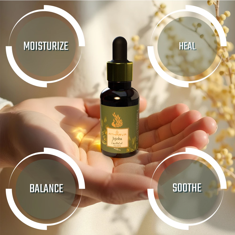 RBV B2B Atharva Jojoba Essential Oil (15ml)-12 Pcs.